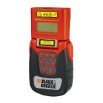 Black &amp; Decker BDM100 Sonic distance measure Manuel utilisateur
