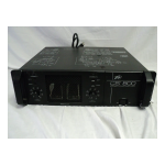 Peavey CS 800 Stereo Power Amplifier Manuel utilisateur