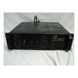 CS 800 Stereo Power Amplifier