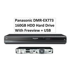 DMR-EX773 Enregistreur DVD: Guide d'emploi + Chat IA | Fixfr