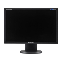 Samsung SYNCMASTER 2043BW Manuel utilisateur | Fixfr