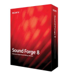 Sony Sound Forge 8.0 Manuel utilisateur
