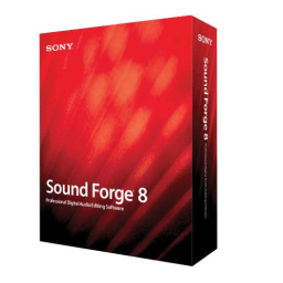 Sony Sound Forge 8.0 Manuel utilisateur | Fixfr