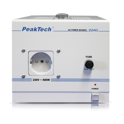 PeakTech P 2240 Isolating transformer, 230 V, 500 W. Manuel du propriétaire | Fixfr