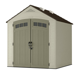 Suncast BMS7702 Vista® 7 ft. x 7 ft. Storage Shed Manuel utilisateur | Fixfr