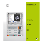 HEIDENHAIN TNC 640/34059x-01 DIN/ISO CNC Control Manuel utilisateur