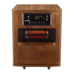 Ebony Cabinet Infrared Space Heater