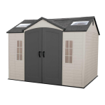 Lifetime 60005 10 Ft. x 8 Ft. Outdoor Storage Shed Manuel du propri&eacute;taire