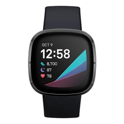 Fitbit SENSE CARBON/ANTRACIET Montre connectée, activity tracker ou montre de sport Manuel du propriétaire | Fixfr