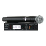Shure ULXD Wireless Microphone System Mode d'emploi