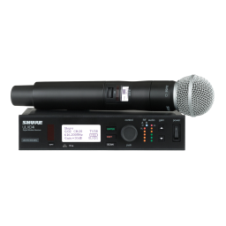 Shure ULXD Wireless Microphone System Mode d'emploi | Fixfr