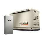 Generac 14 kW G0072240 Standby Generator Manuel utilisateur