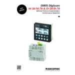 SOCOMEC DIRIS Digiware M-50/M-70 : AI Chat &amp; PDF