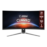 MSI MPG ARTYMIS 343CQR MONITOR Manuel du propri&eacute;taire