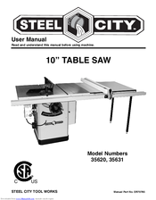 Steel City 35620 Manuel utilisateur | Fixfr