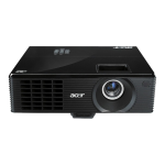 Acer X1111 Projector Manuel utilisateur