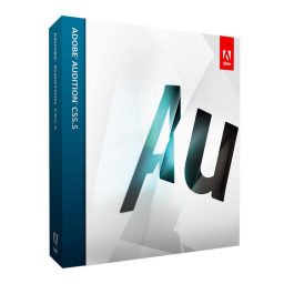 Adobe Audition CS5.5 Manuel utilisateur | Fixfr