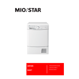Miostar DRYER BAK7 Dryer Manuel utilisateur | Fixfr