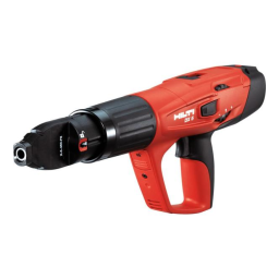 Hilti DX 460 Manuel utilisateur | Fixfr