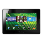 Blackberry PlayBook Tablet v2.0 Manuel utilisateur