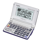 Casio fx-9860G Slim Manuel utilisateur