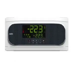 AKO AKO-16526 Temperature and electronic expansion controller for cold room store Manuel utilisateur | Fixfr