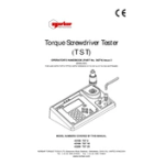 norbar 34278 TST  Guide de r&eacute;f&eacute;rence