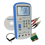 PeakTech P 2170 LCR-/ESR-Meter, 100 Hz - 100 kHz Manuel du propri&eacute;taire