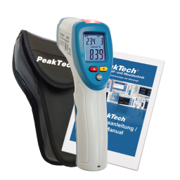 PeakTech P 4945 IR Difference Thermometer Manuel du propriétaire | Fixfr