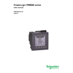 Schneider Electric PowerLogic&trade; s&eacute;rie PM5500 / PM5600 / PM5700 Manuel utilisateur