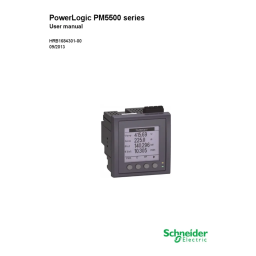 Schneider Electric PowerLogic™ série PM5500 / PM5600 / PM5700 Manuel utilisateur | Fixfr