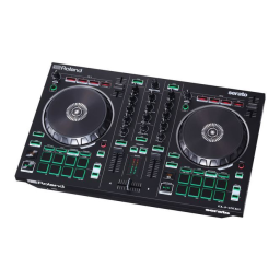 Roland DJ-202 DJ Controller Manuel utilisateur | Fixfr