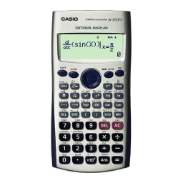 Casio fx-570ES Manuel utilisateur | Fixfr