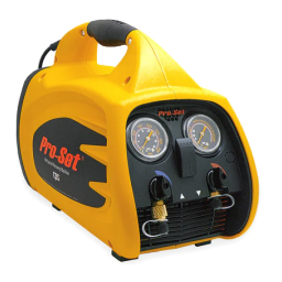 CPS Products TRS600 Sparkless Ignition Proof Recovery Machine Mode d'emploi | Fixfr