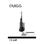 Quigg GT-TBs-04 Sonic Toothbrush Manuel utilisateur
