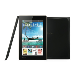 Kobo Arc 7 HD Manuel utilisateur | Fixfr