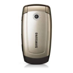 Samsung SGH-X510 Manuel utilisateur | Fixfr