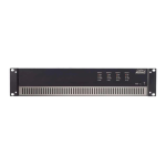 AUDAC CAP412 Quad-channel power amplifier 4 x 120W 100V  Manuel utilisateur