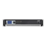 AUDAC PMQ240 WaveDynamics&trade; quad-channel 70/100V power amplifier  Manuel utilisateur