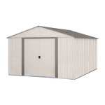 Arrow Storage Products VAR1012S Vinyl Arlington Storage Shed, 10 ft. x 12 ft. Manuel utilisateur