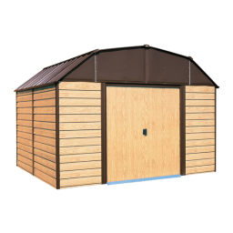 Arrow Storage Products WH109 Woodhaven Steel Storage Shed, 10 ft. x 9 ft. Manuel utilisateur | Fixfr