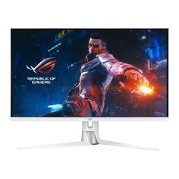 Asus ROG Swift PG329Q-W Monitor Mode d'emploi | Fixfr