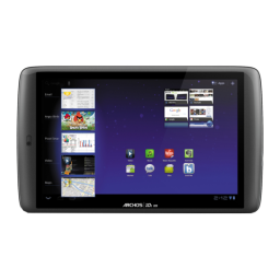 Archos 101 G9 Manuel utilisateur | Fixfr