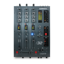 ALLEN & HEATH XONE 32 Manuel utilisateur | Fixfr