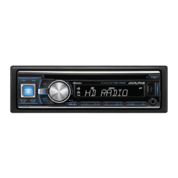 Alpine CDE-134HD Manuel d'Utilisateur + Chat IA | Fixfr