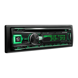 Alpine CDE-196DAB, UTE-93DAB: Mode d'emploi + AI Chat | Fixfr