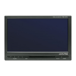 Alpine TME-M710 : Mode d'emploi + Chat IA | Fixfr