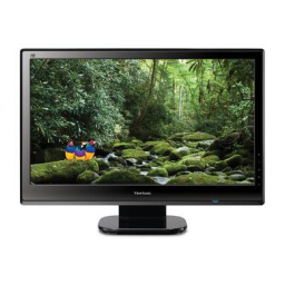 ViewSonic VX2453mh-LED : Guide utilisateur + IA | Fixfr
