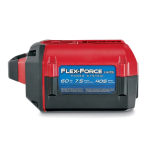 Toro Flex-Force Power System 7.5Ah 60V MAX Battery Pack Manuel utilisateur