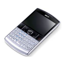 Acer beTouch E210 : Manuel d'utilisation + IA Chat | Fixfr
